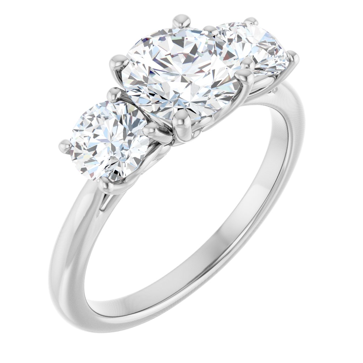 Three-Stone Engagement Ring