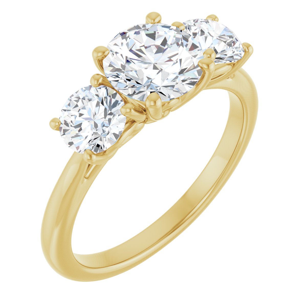 Three-Stone Engagement Ring