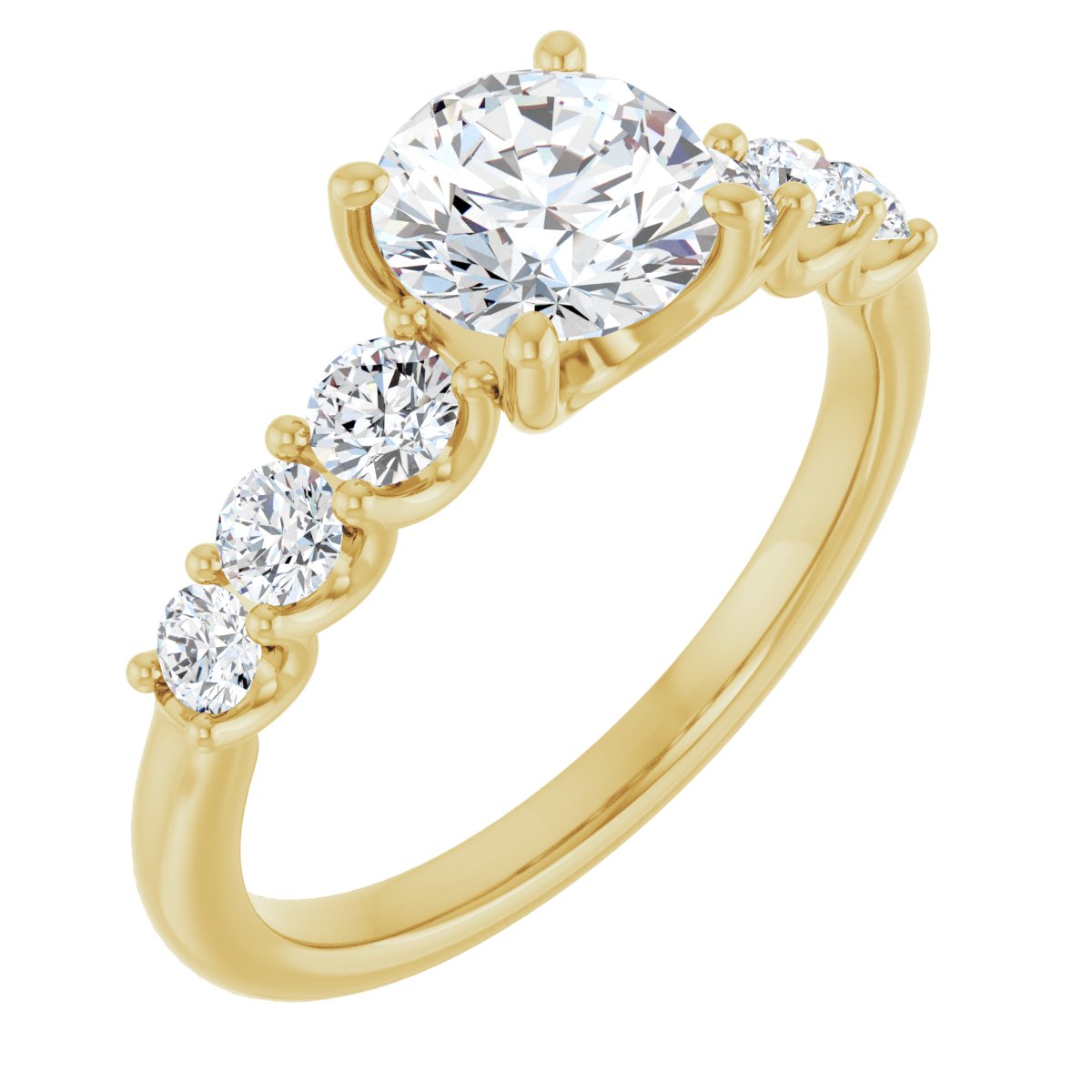 Accented Engagement Ring