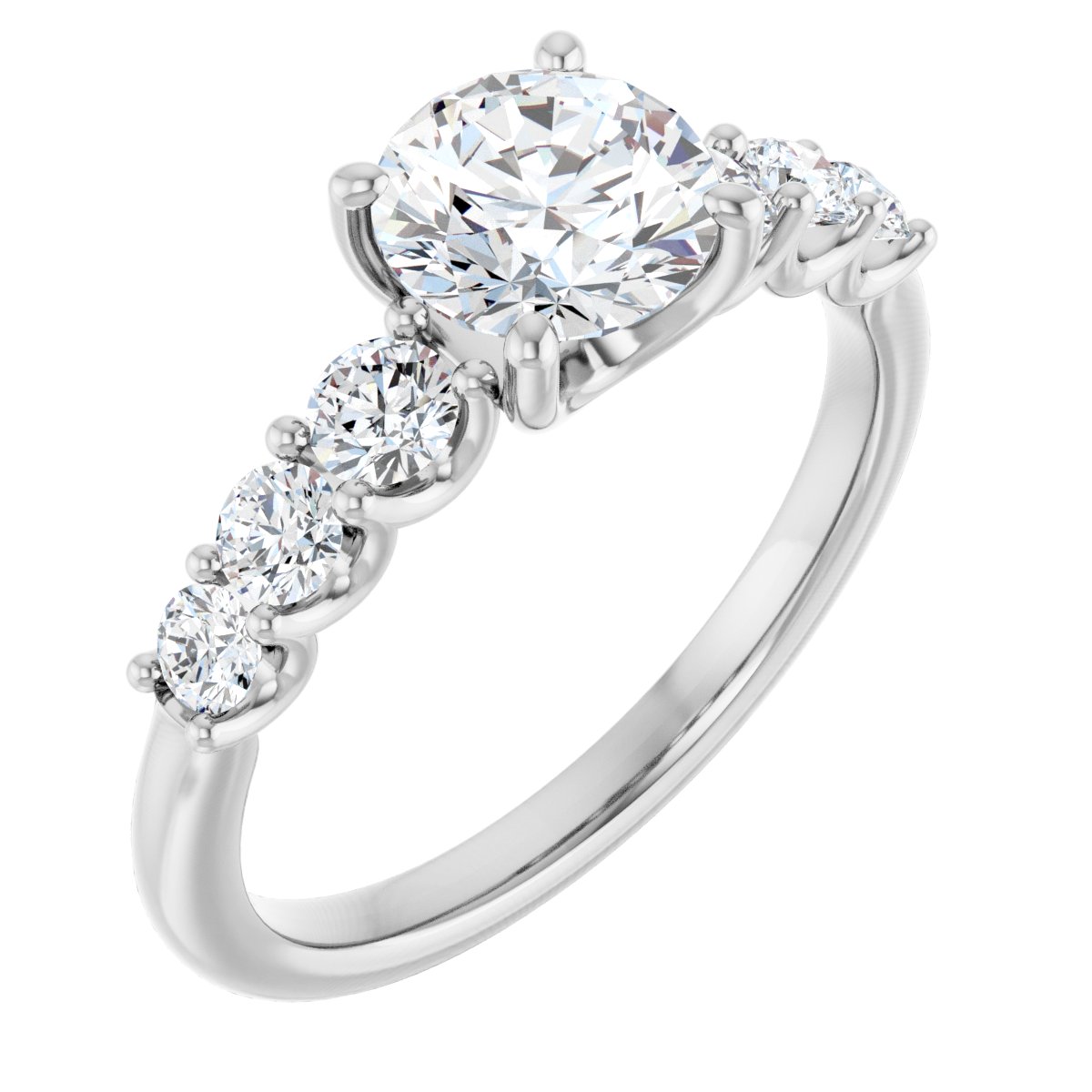 Accented Engagement Ring