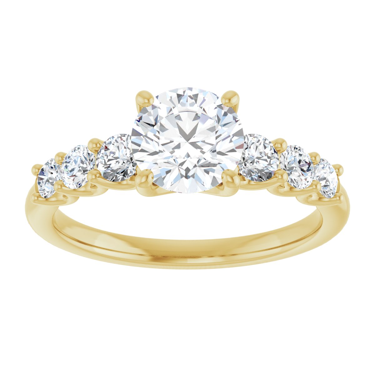 Accented Engagement Ring
