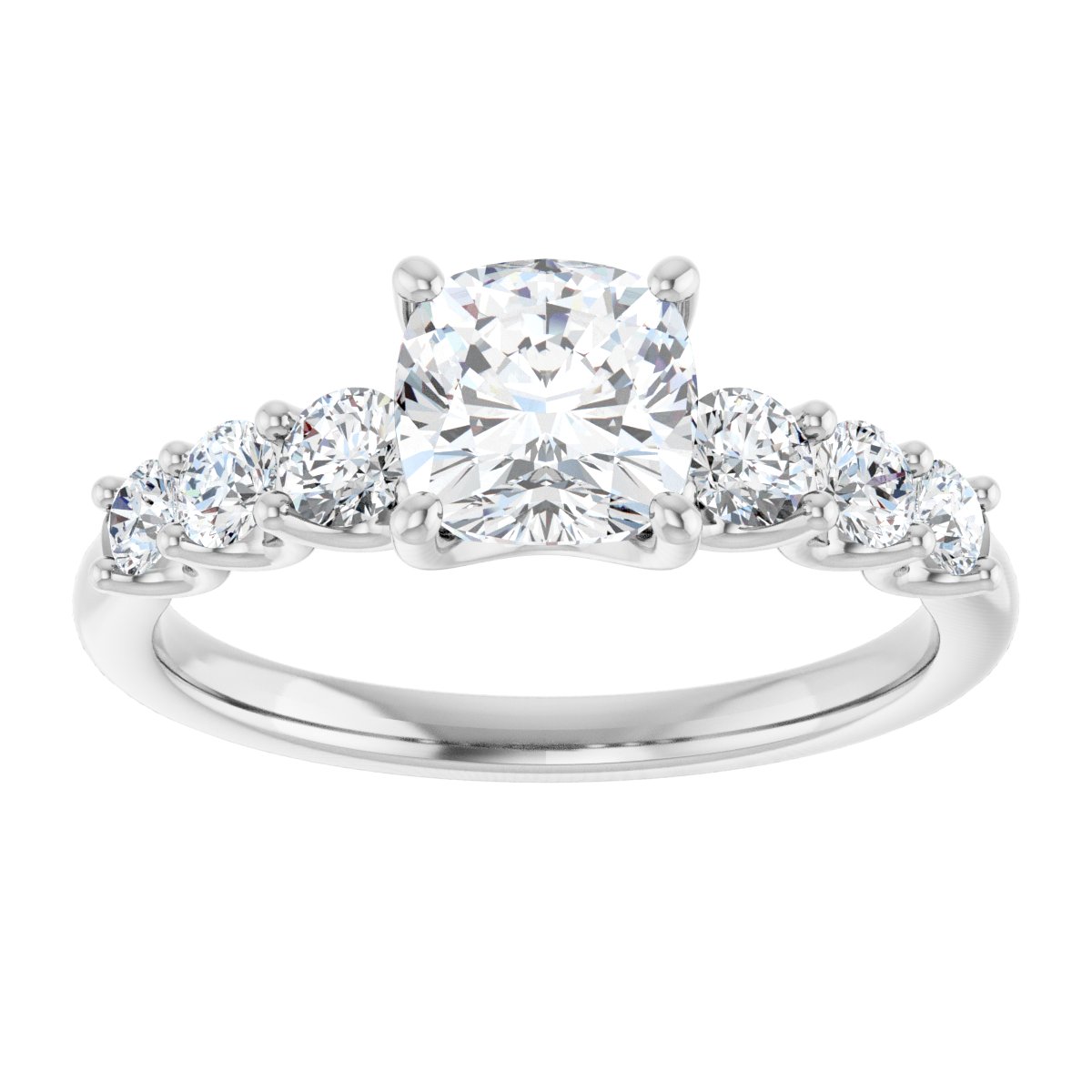 Accented Engagement Ring
