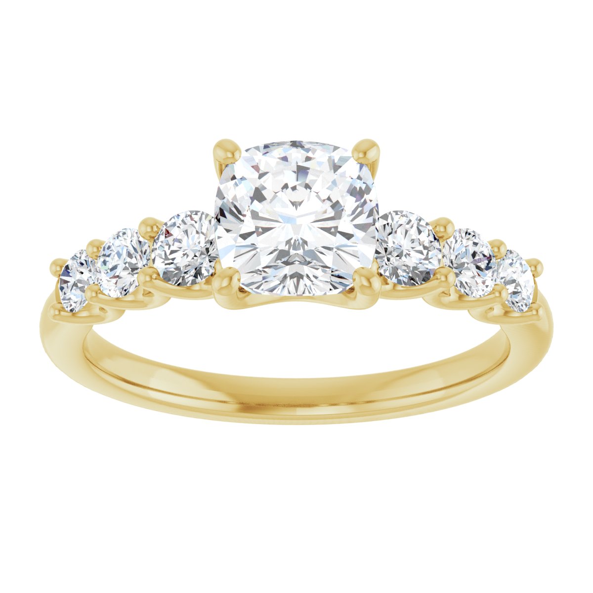 Accented Engagement Ring