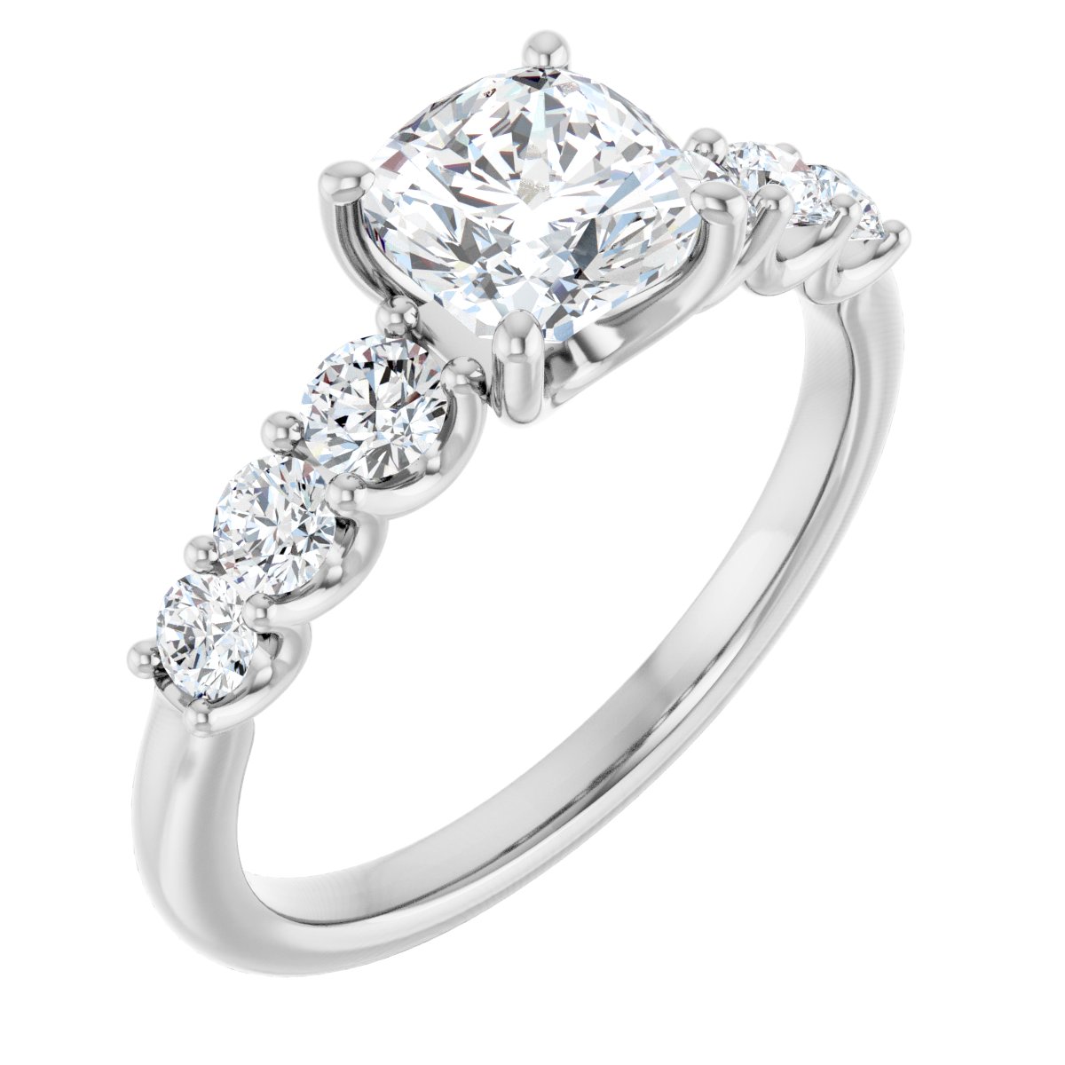 Accented Engagement Ring