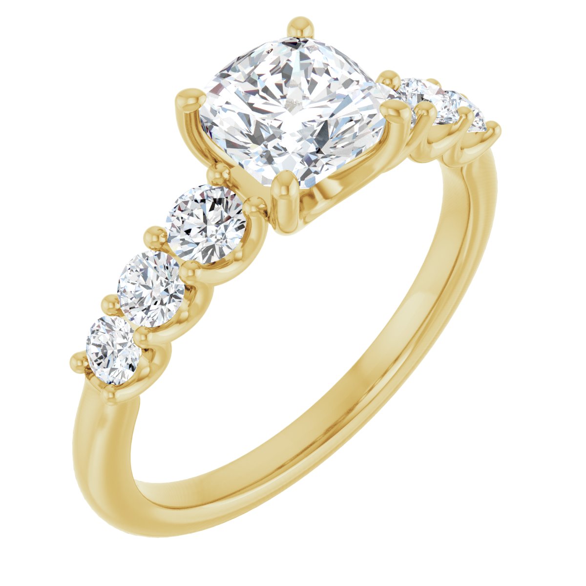 Accented Engagement Ring