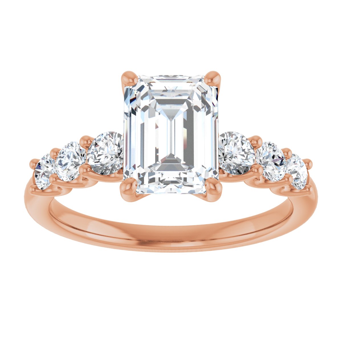 Accented Engagement Ring