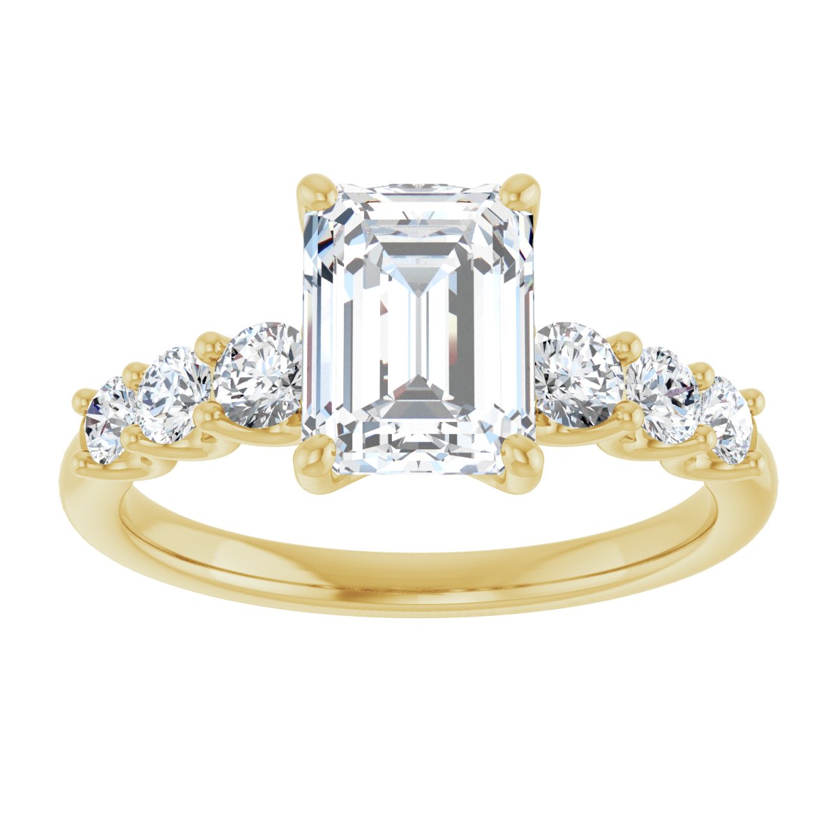 Accented Engagement Ring