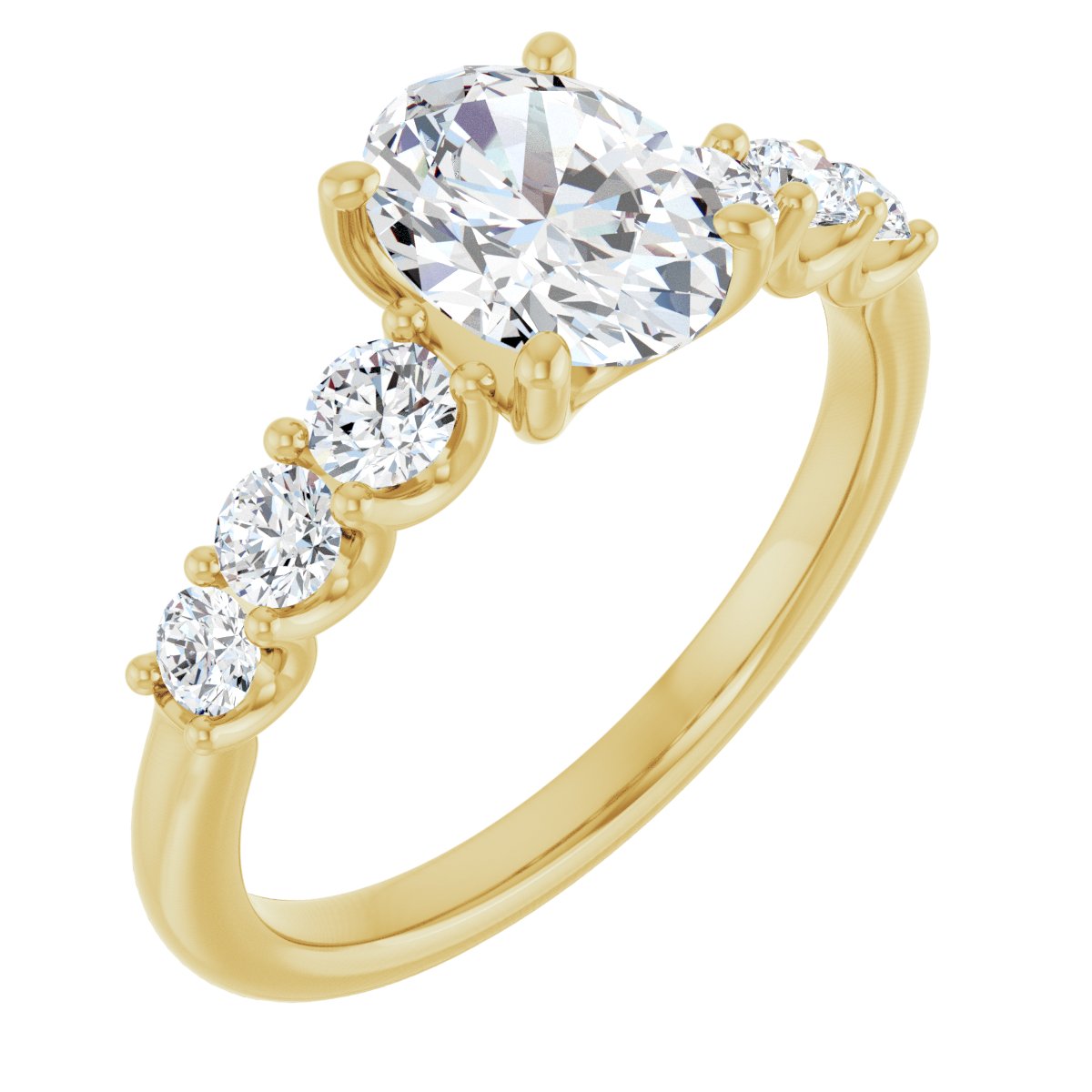 Accented Engagement Ring