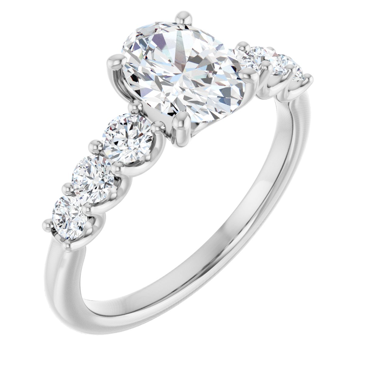 Accented Engagement Ring
