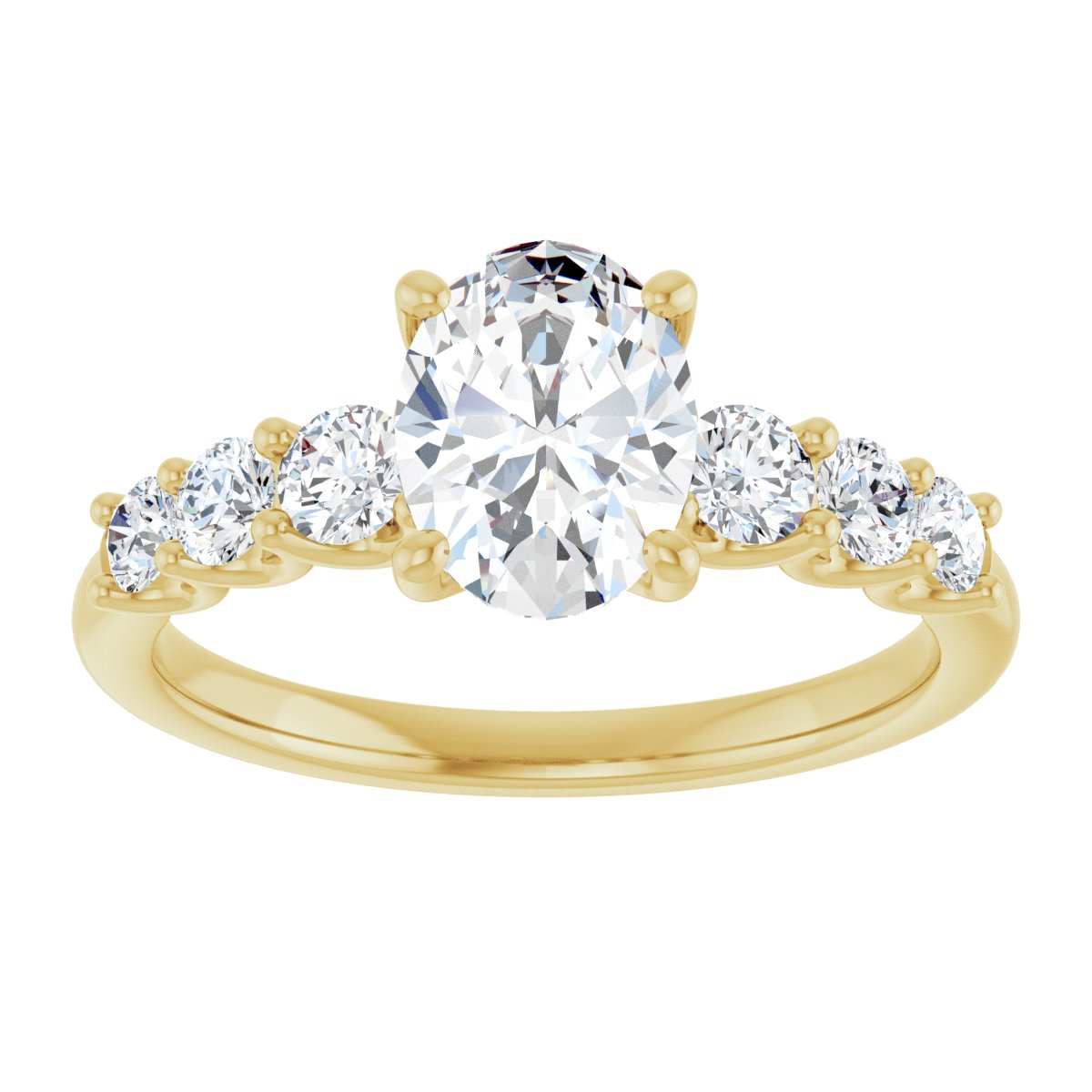 Accented Engagement Ring