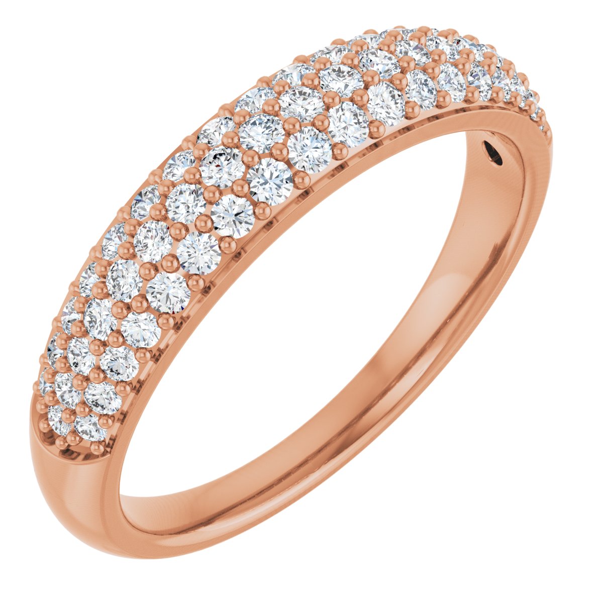 Classic Pave Set Diamond Band
