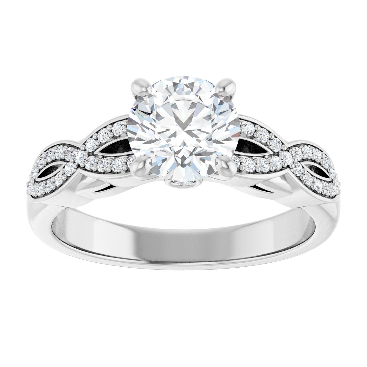 Accented Engagement Ring