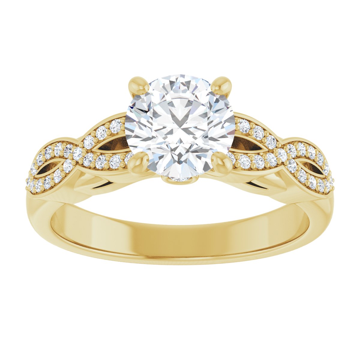 Accented Engagement Ring