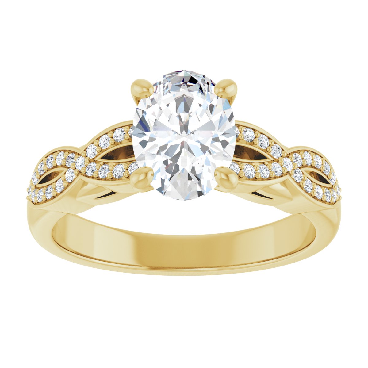 Accented Engagement Ring