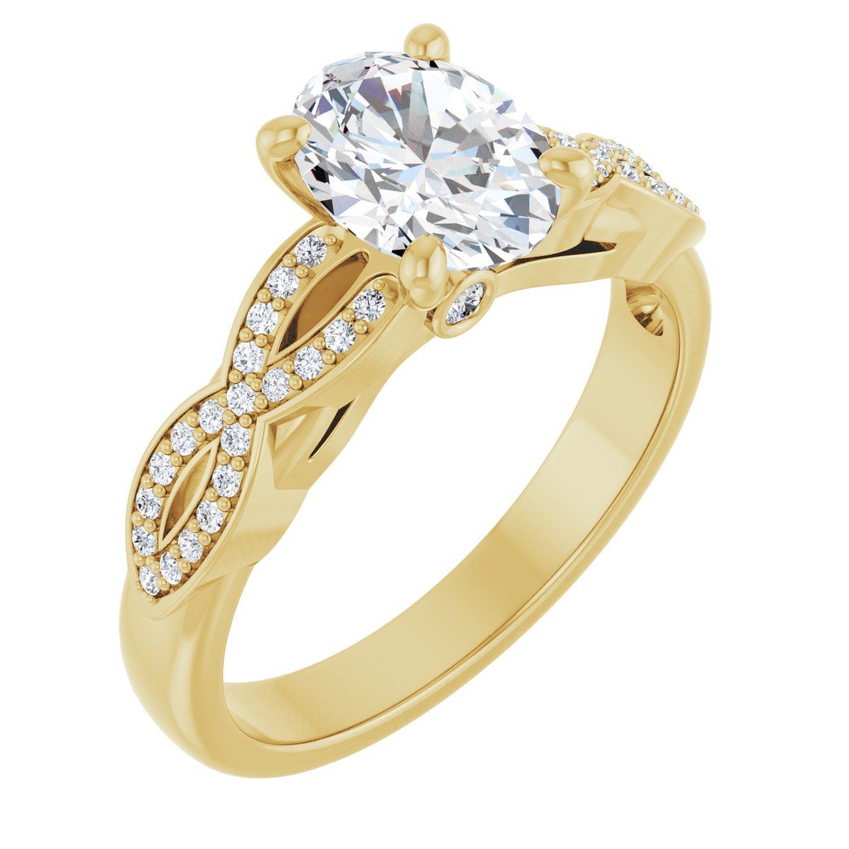 Accented Engagement Ring