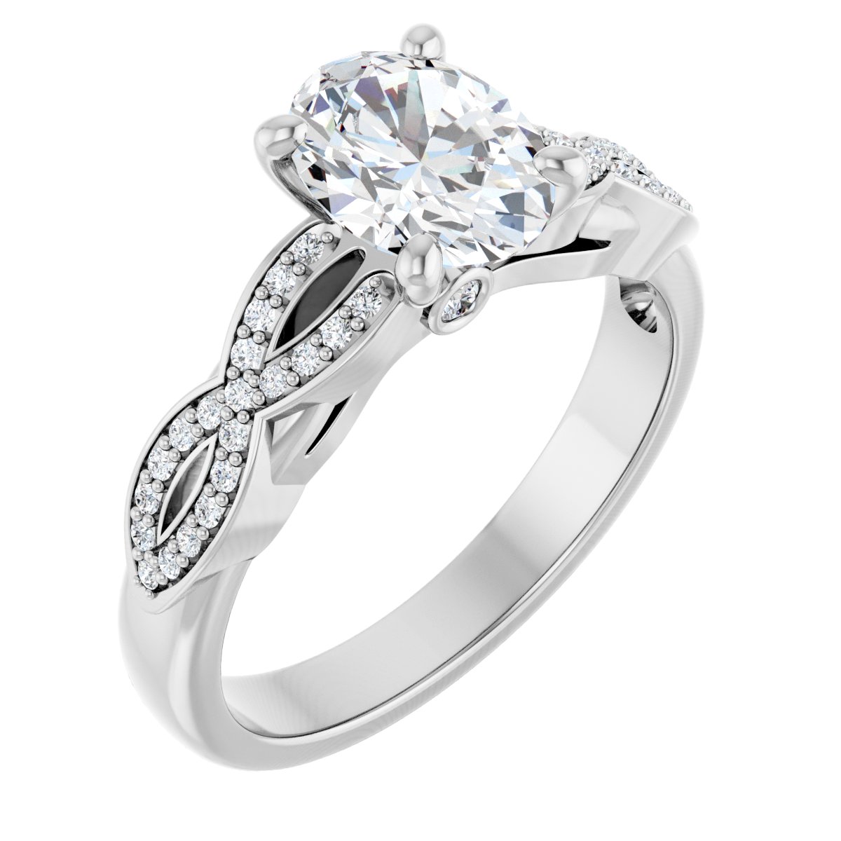 Accented Engagement Ring