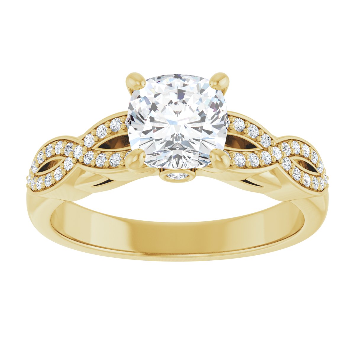 Accented Engagement Ring