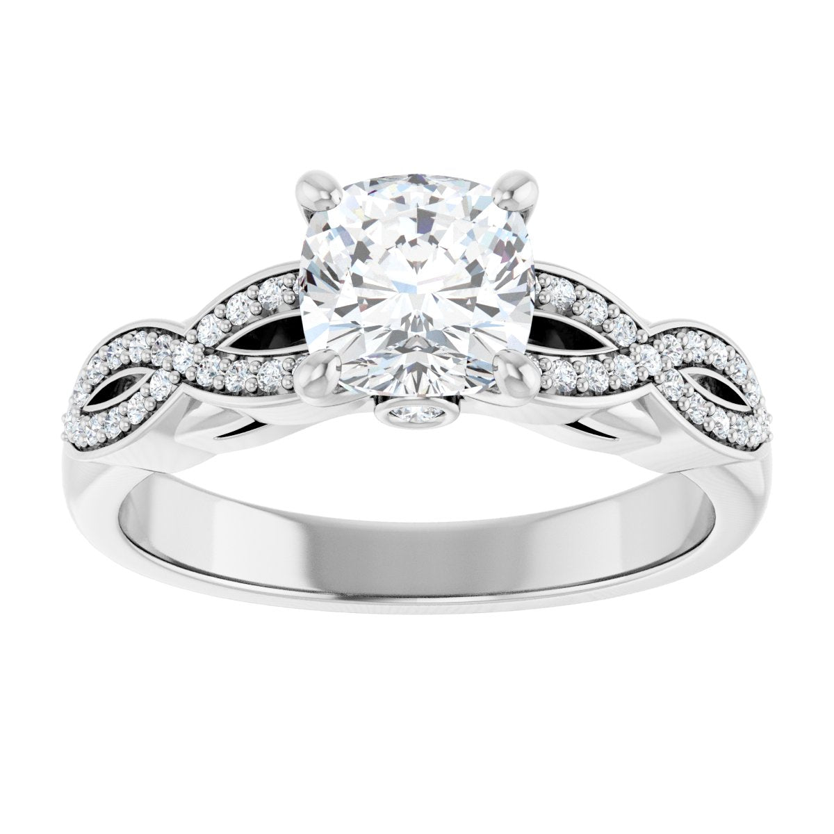 Accented Engagement Ring