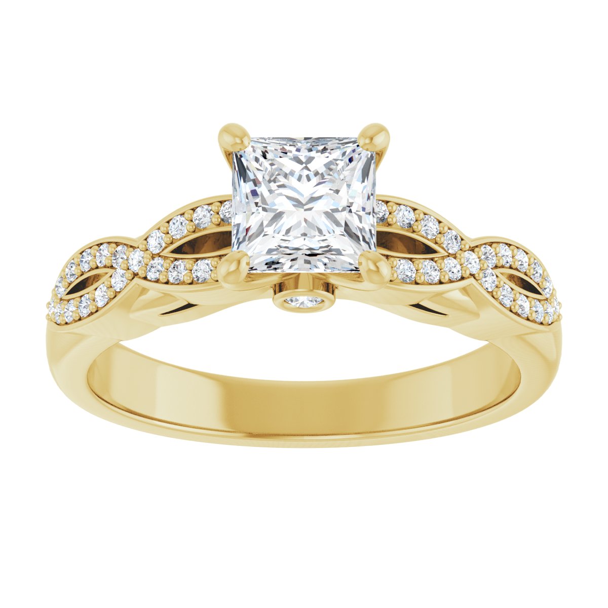 Accented Engagement Ring
