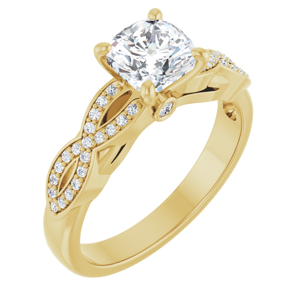 Accented Engagement Ring