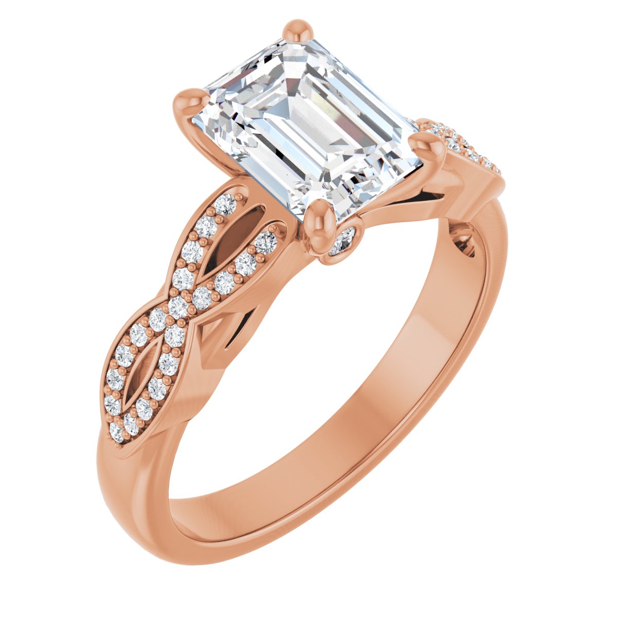 Accented Engagement Ring