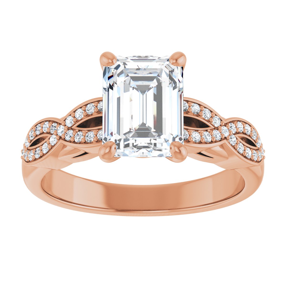 Accented Engagement Ring