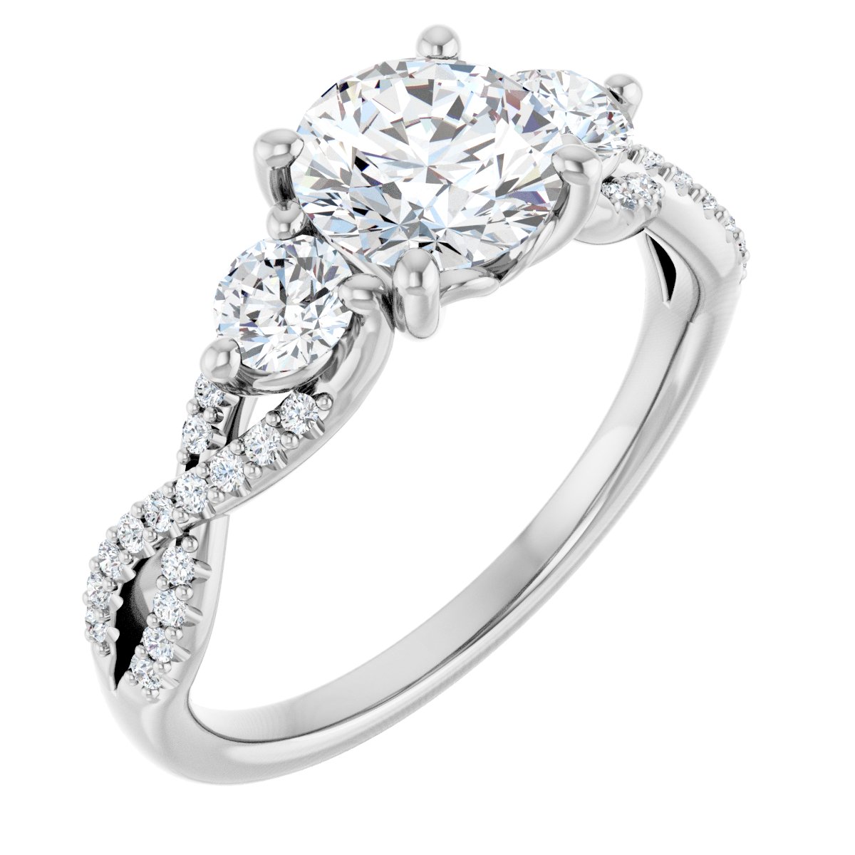 Three-Stone Engagement Ring