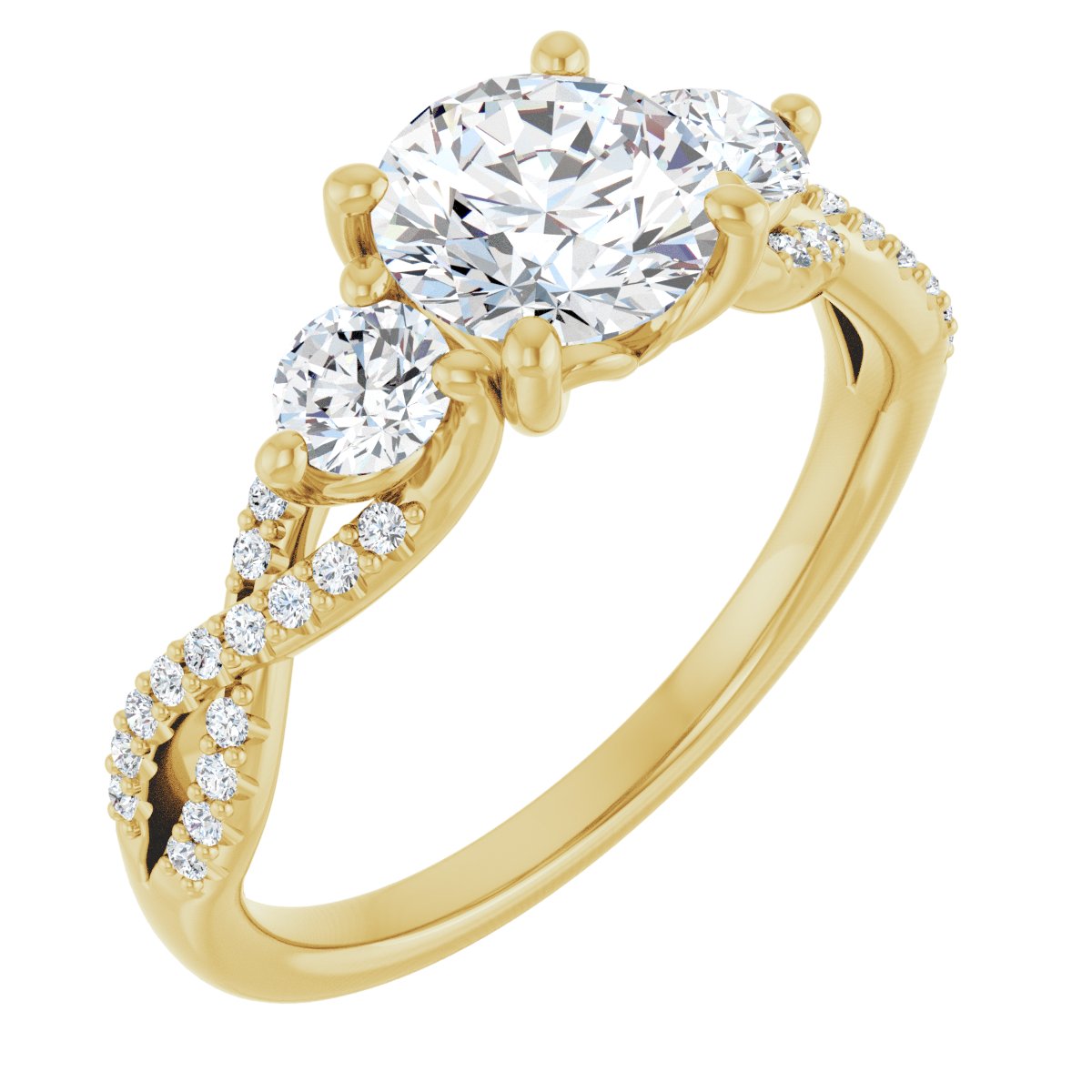 Three-Stone Engagement Ring