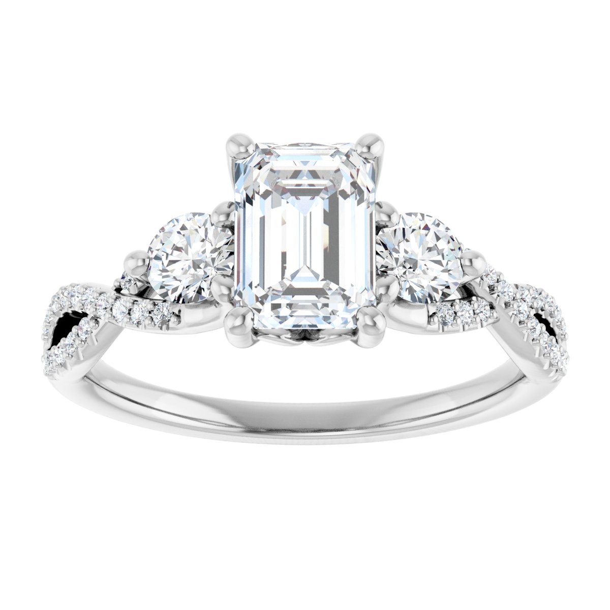Three-Stone Engagement Ring