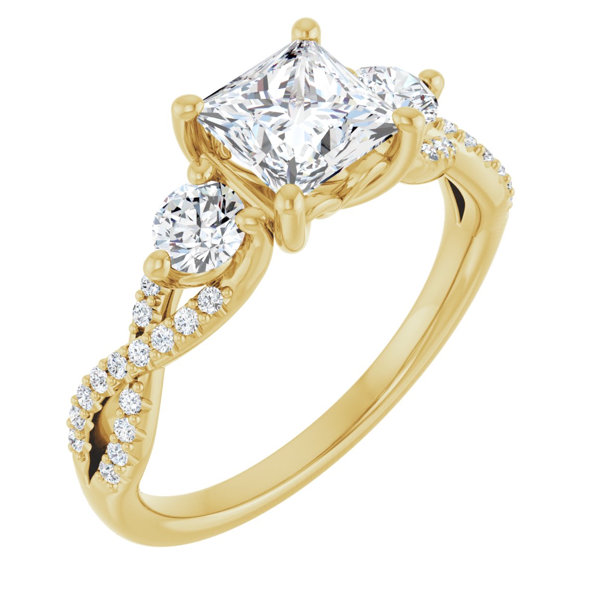 Three-Stone Engagement Ring