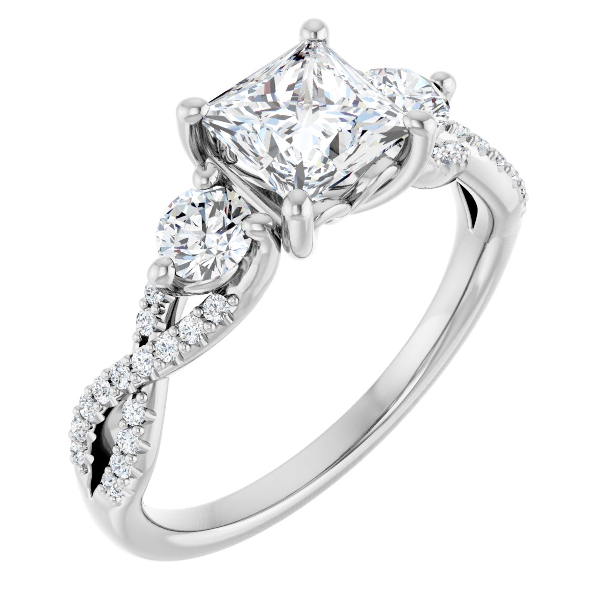 Three-Stone Engagement Ring