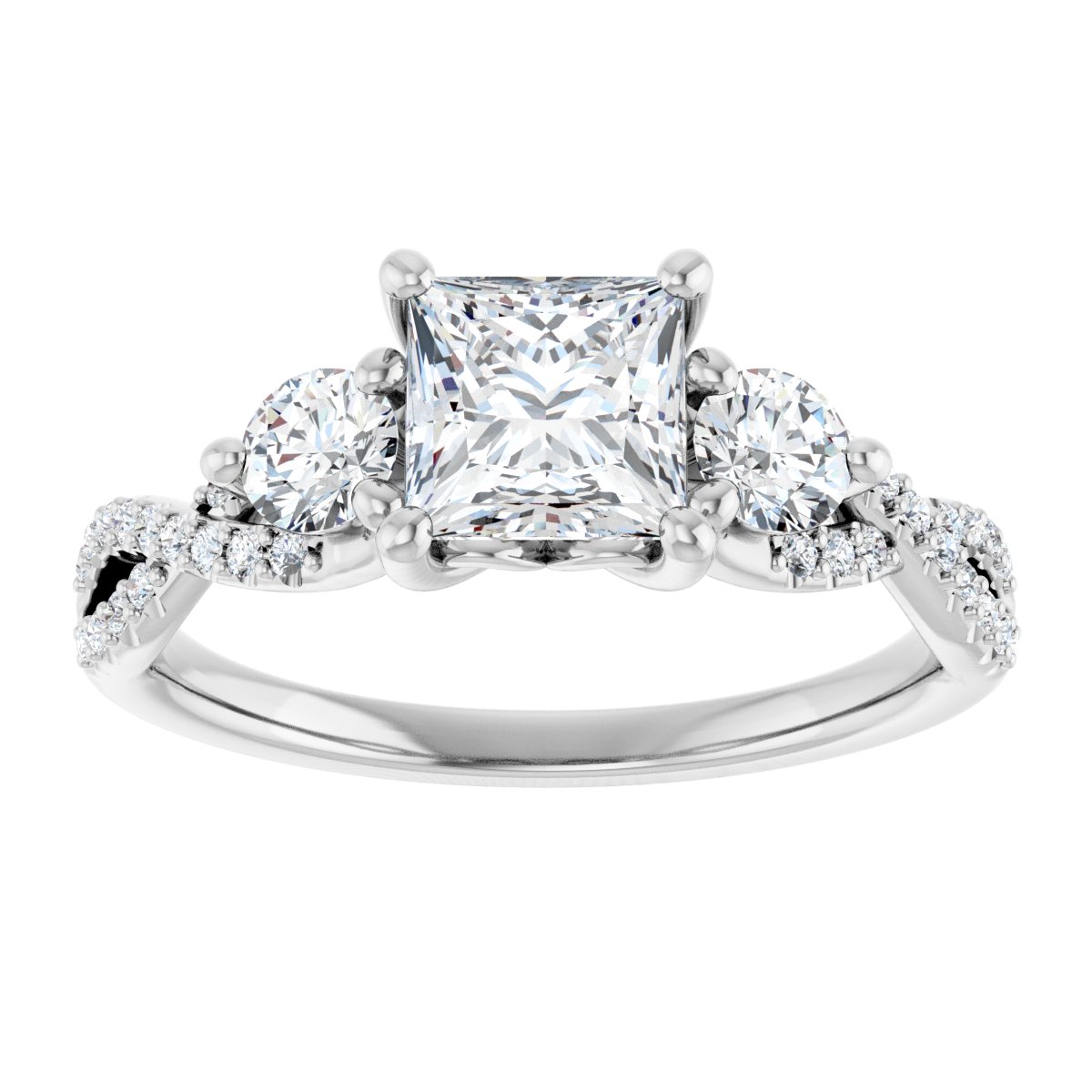 Three-Stone Engagement Ring