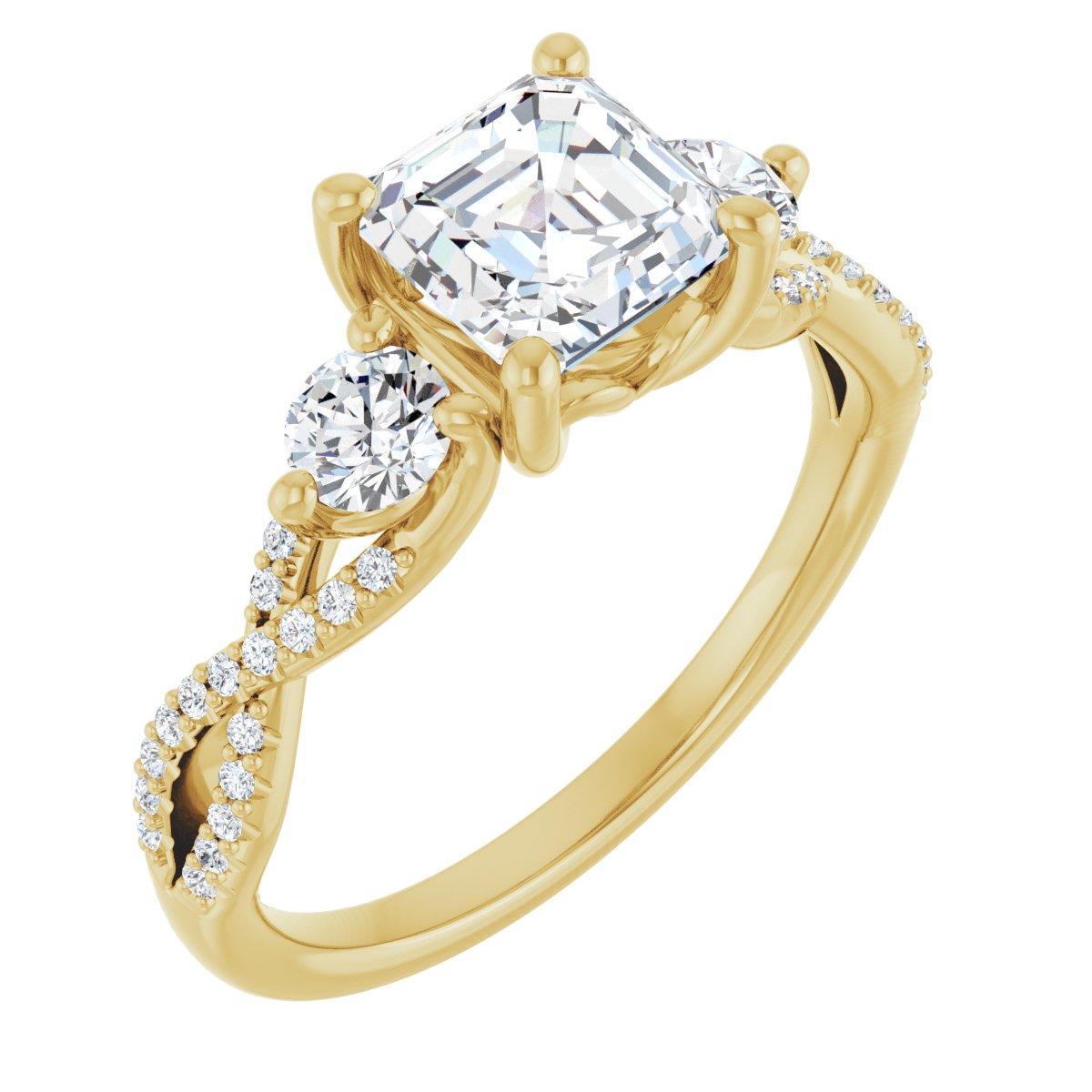 Three-Stone Engagement Ring