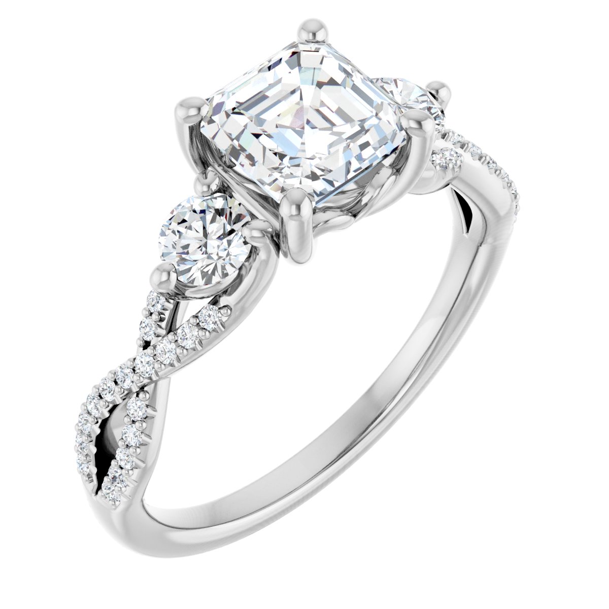 Three-Stone Engagement Ring