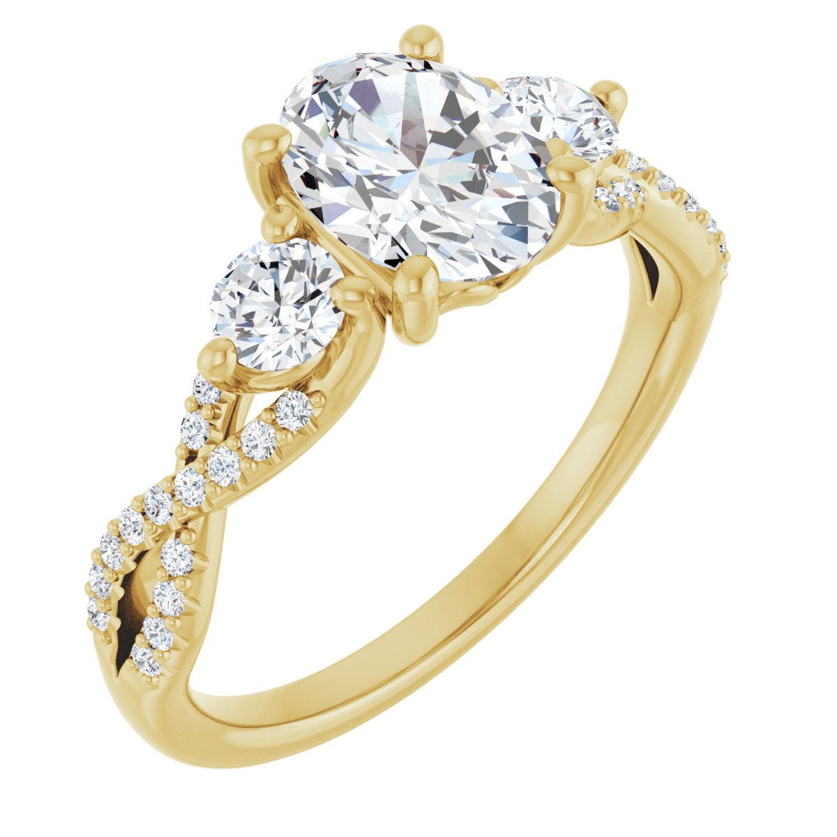 Three-Stone Engagement Ring