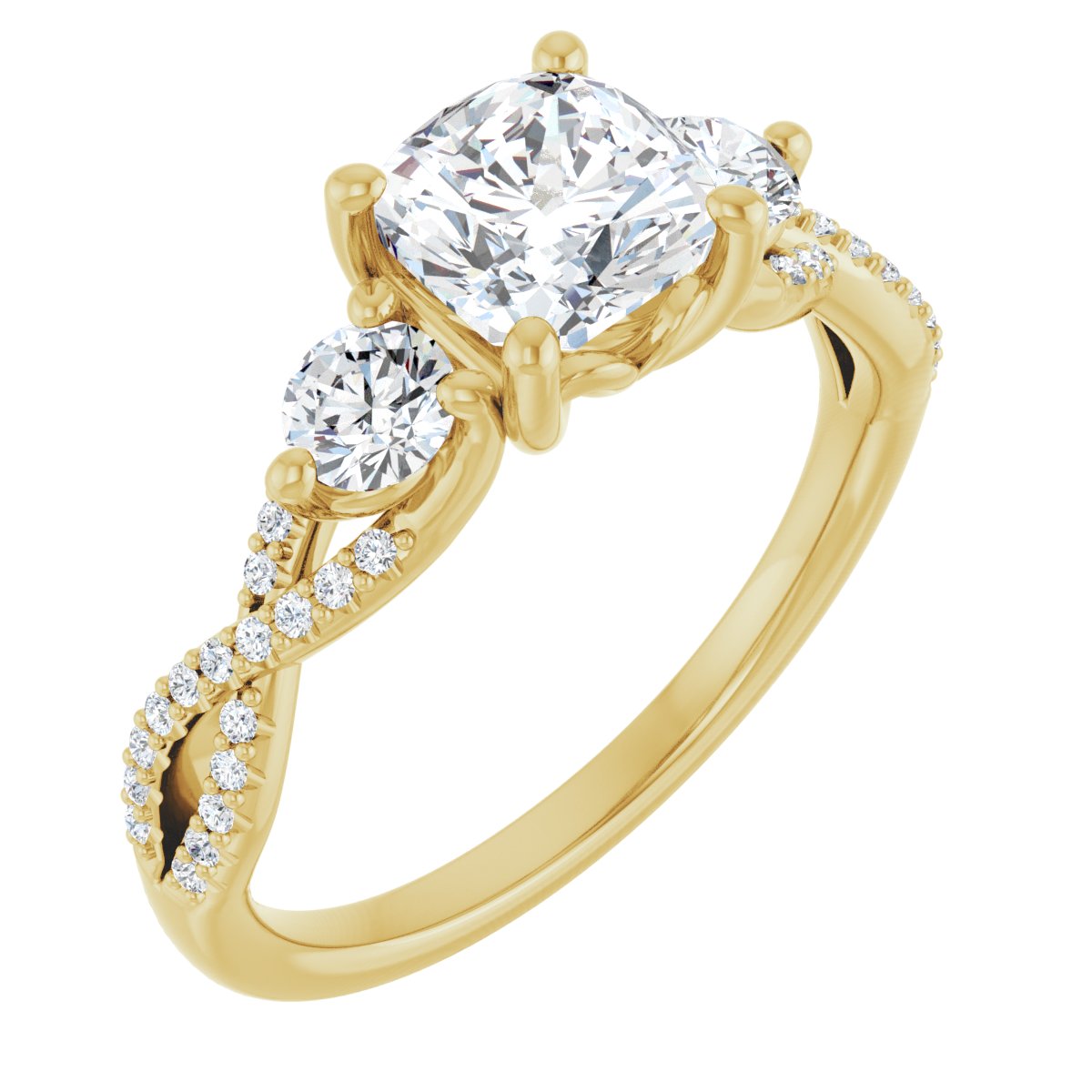 Three-Stone Engagement Ring