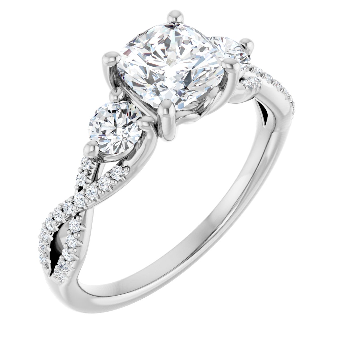 Three-Stone Engagement Ring