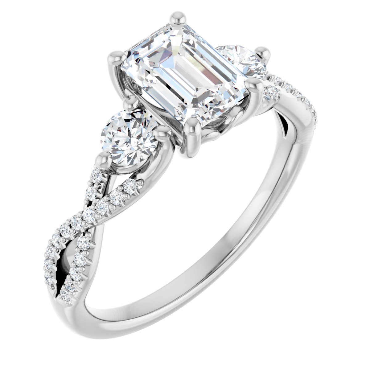 Three-Stone Engagement Ring