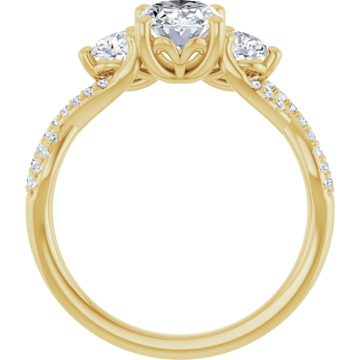 Three-Stone Engagement Ring