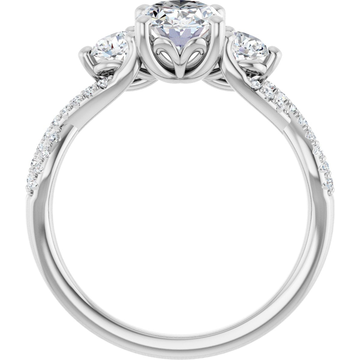 Three-Stone Engagement Ring