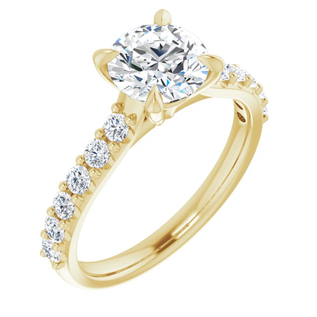 Accented Engagement Ring