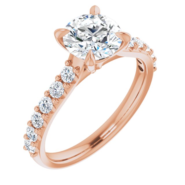 Accented Engagement Ring