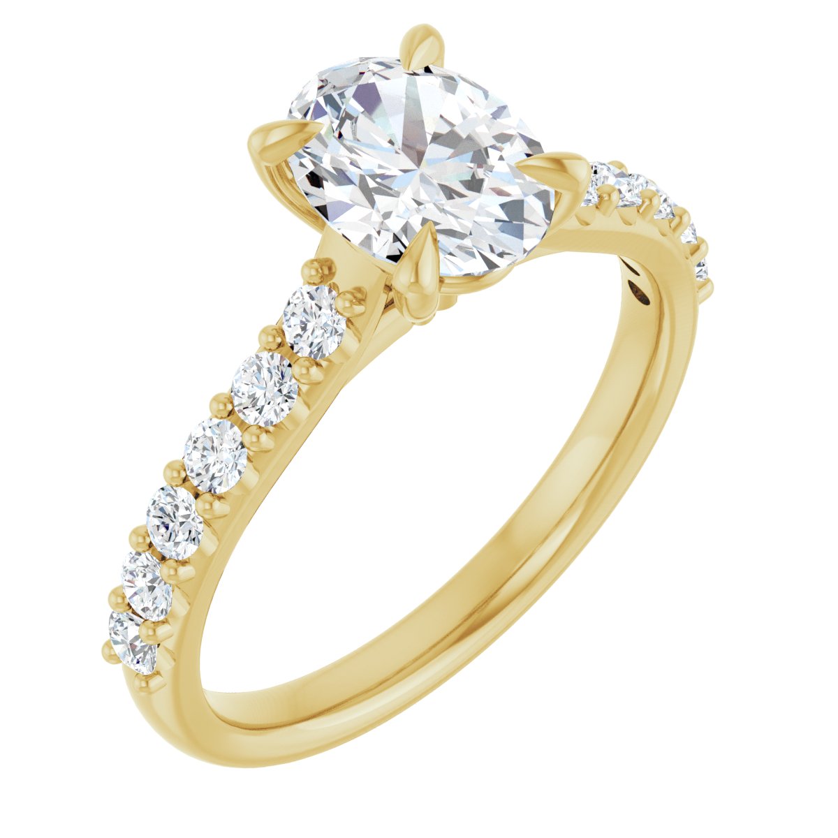 Accented Engagement Ring