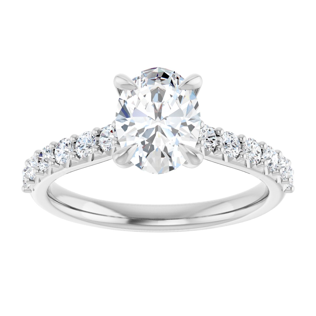 Accented Engagement Ring