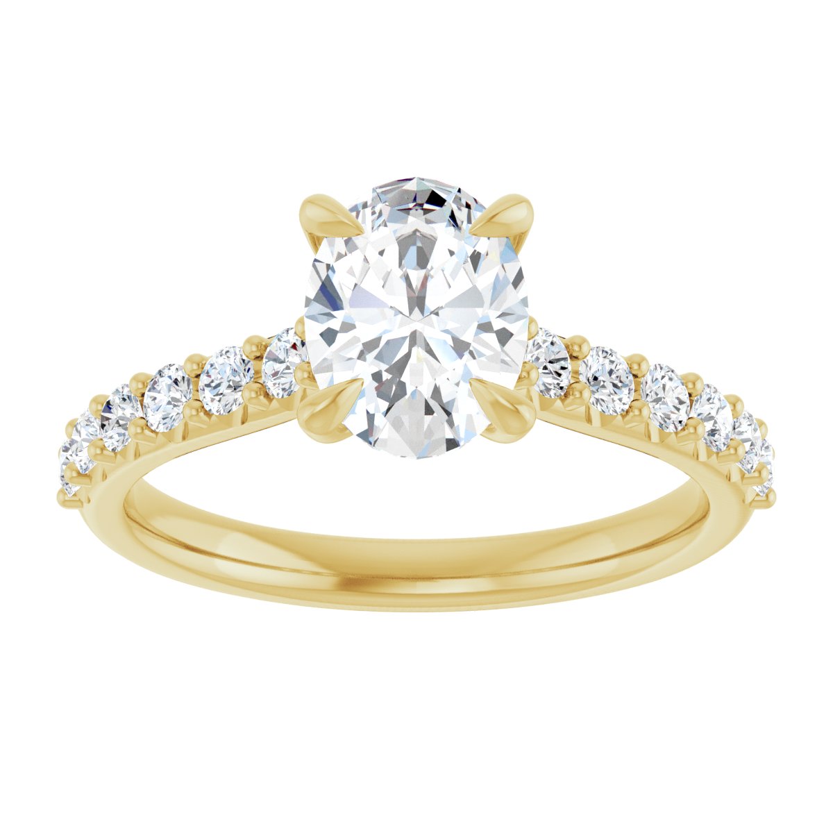 Accented Engagement Ring