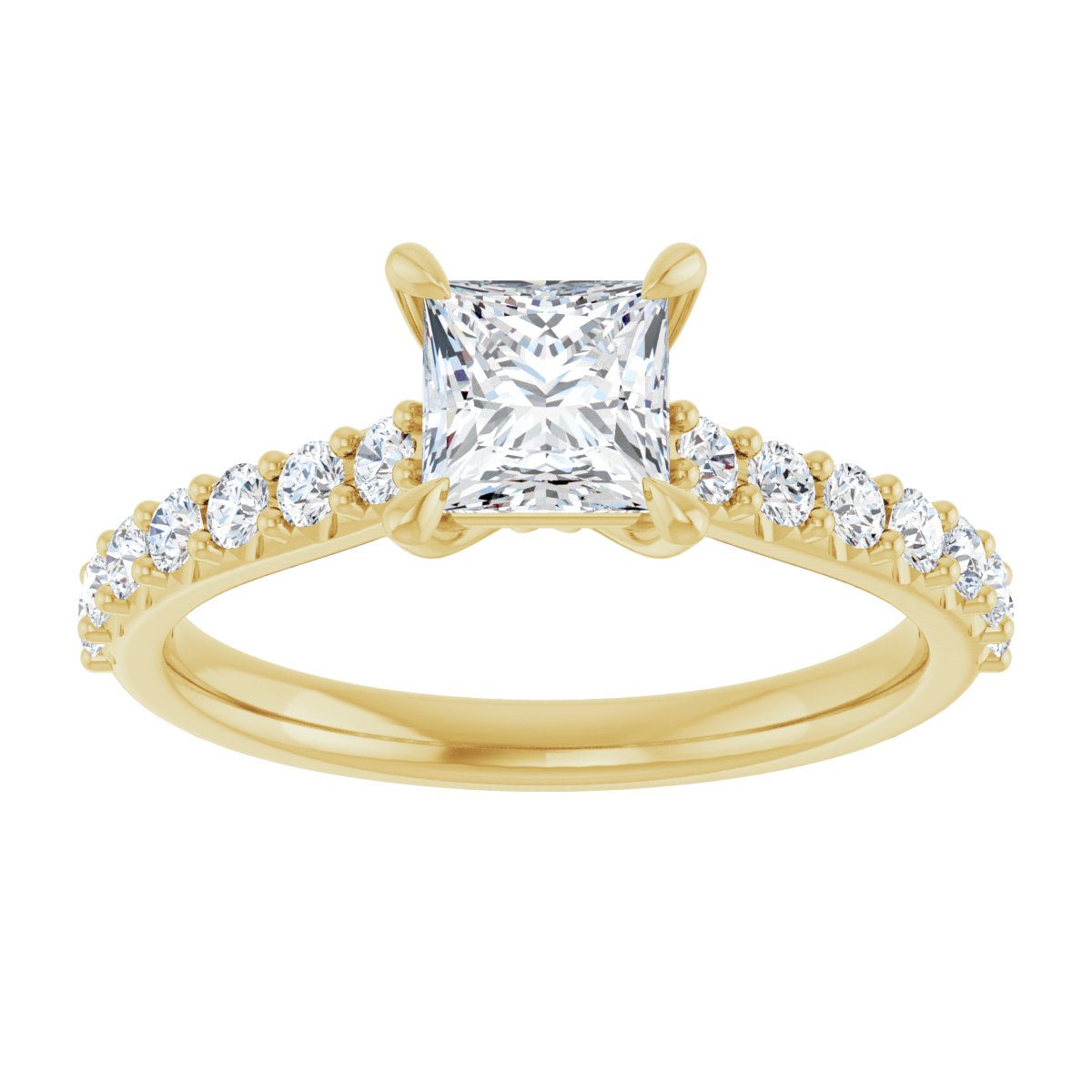 Accented Engagement Ring