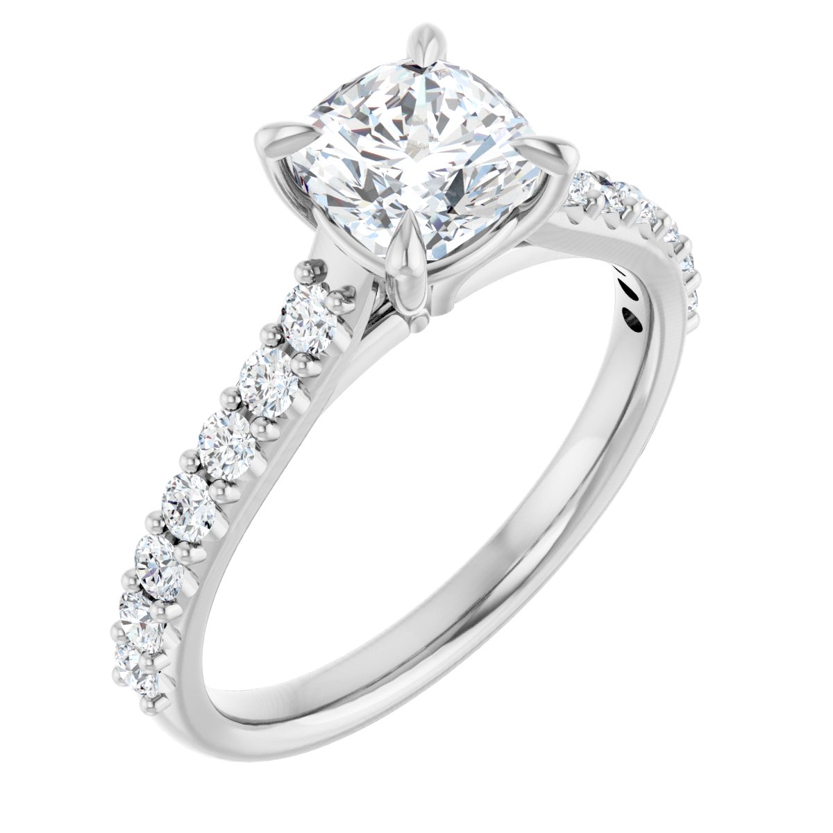 Accented Engagement Ring