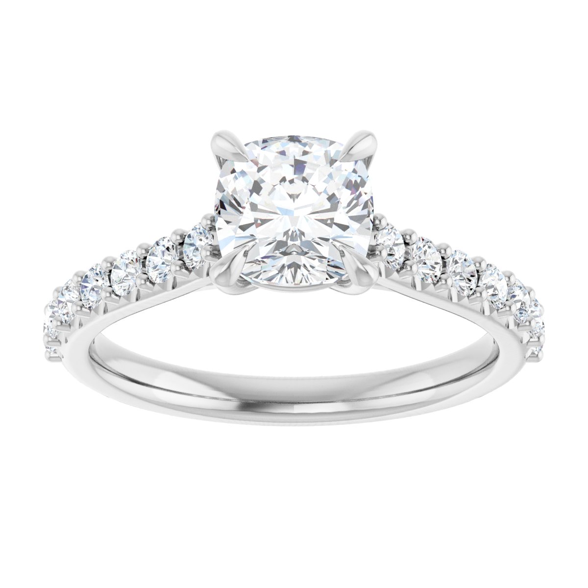 Accented Engagement Ring