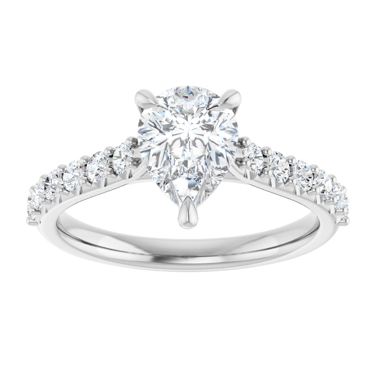 Accented Engagement Ring