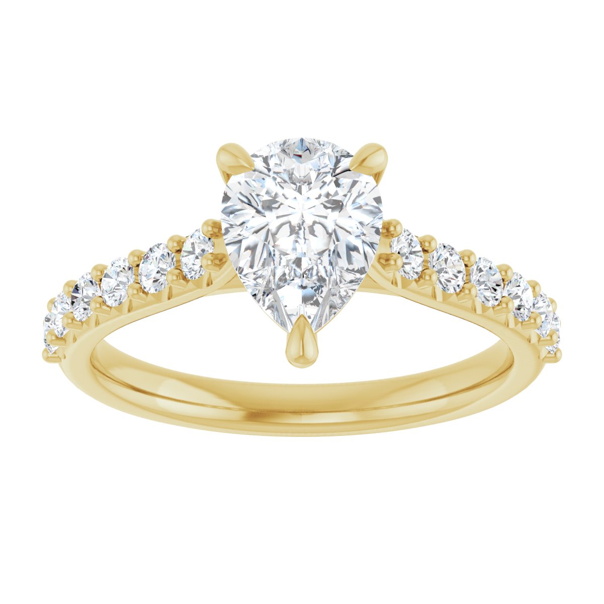 Accented Engagement Ring